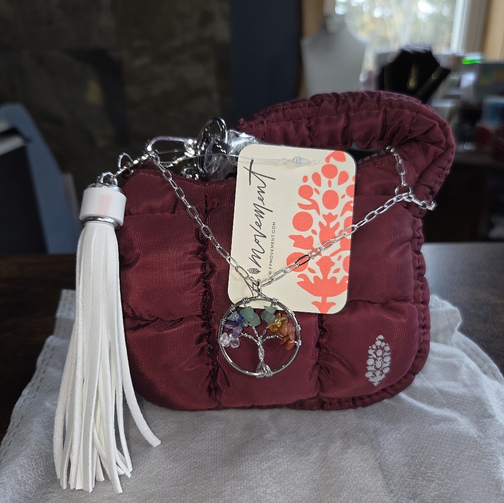 FP Movement Quilted Micro Pouch Custom Upcycled NWT - Picture 1 of 10